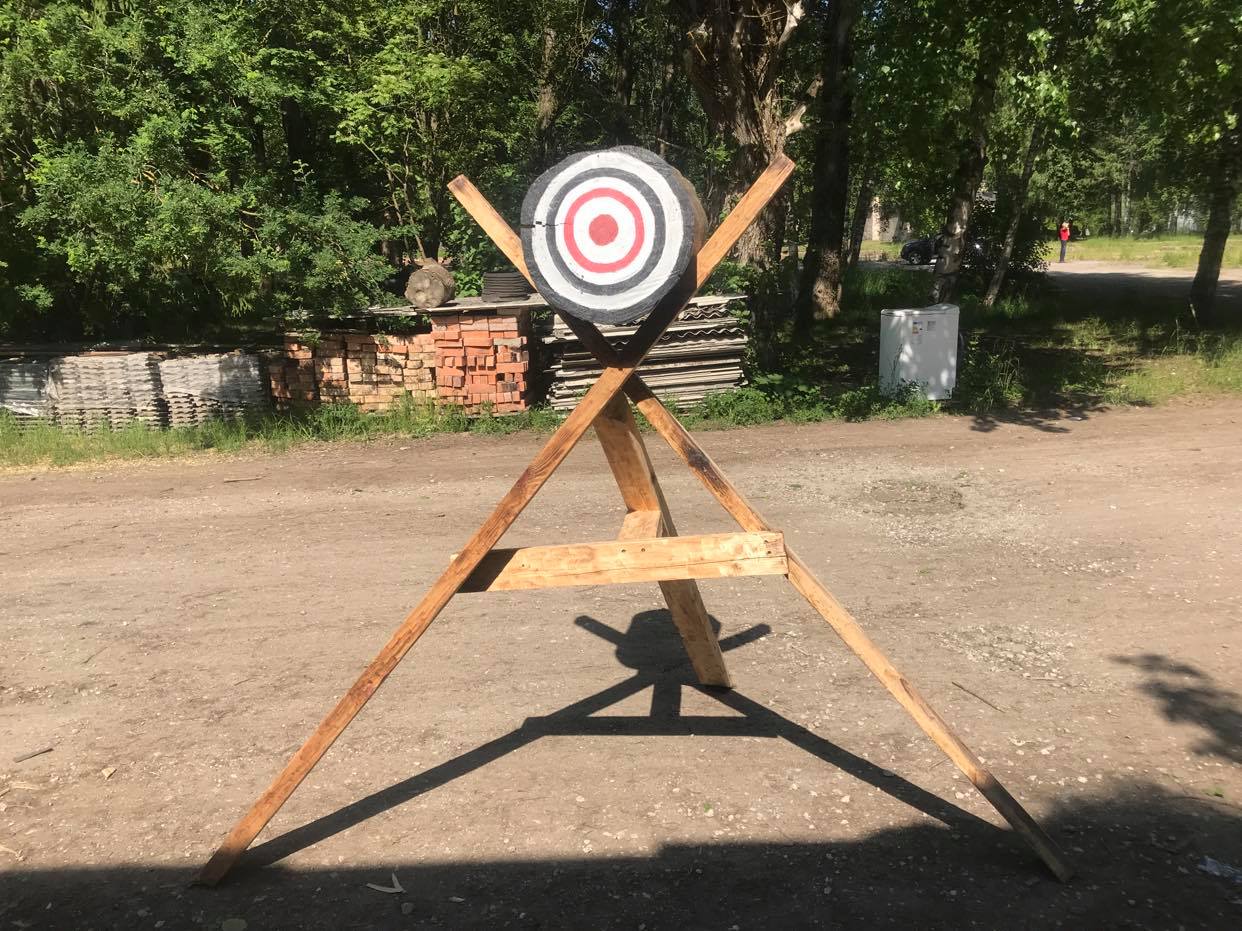 Throwing Axe Target With Axes VikingMarket